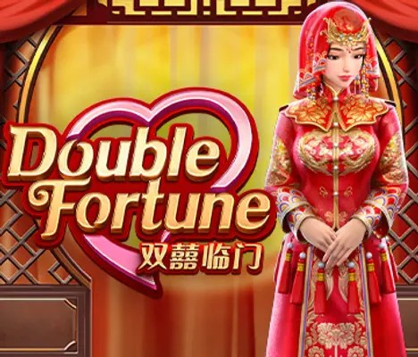 Slots logo of Double Fortune from Givme Games at Bizzo